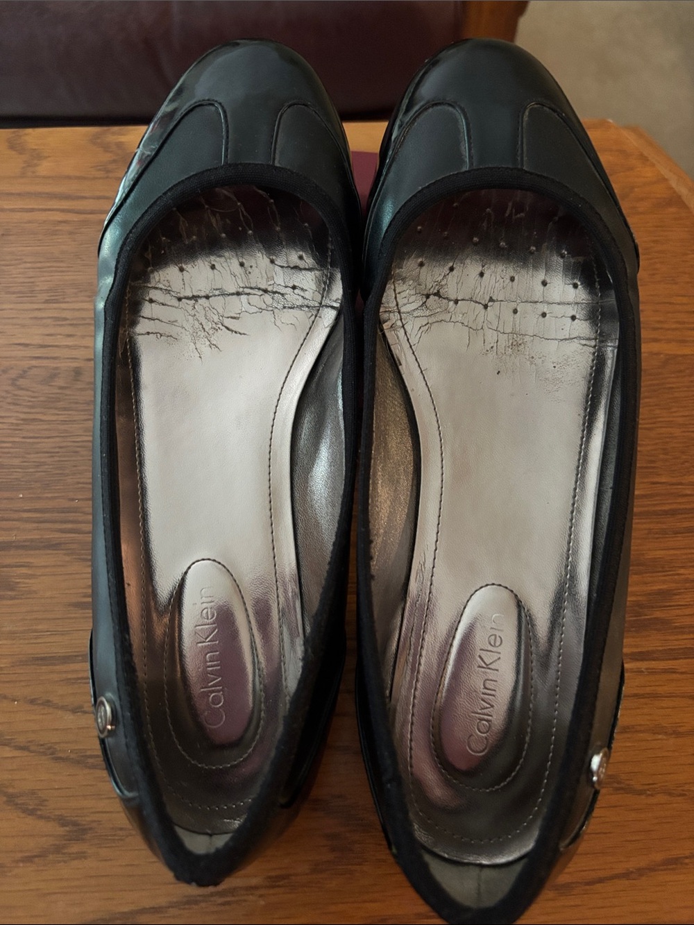 Calvin Klein Classic Black Women's Ballet Flats